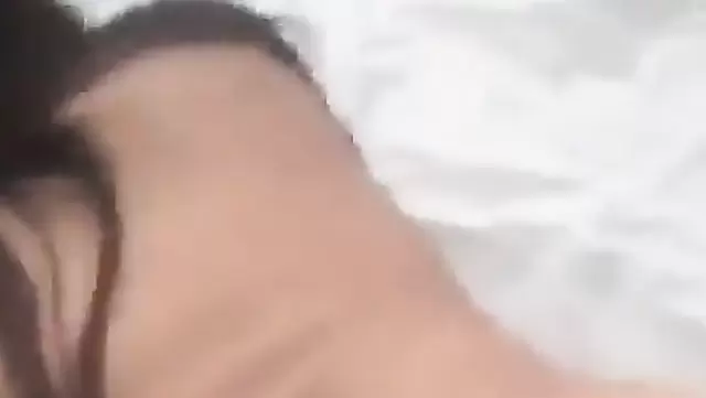 Asian babe with a juicy ass gets pounded from behind